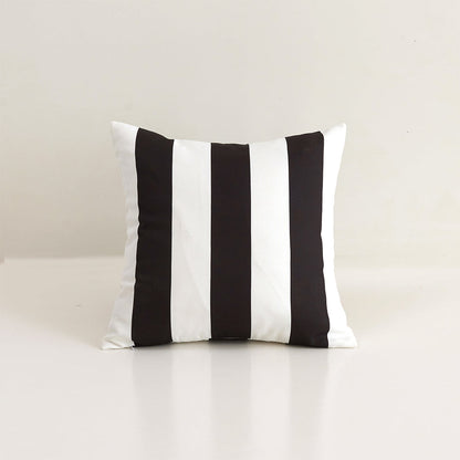 Waterproof Outdoor Striped Throw Pillow with Insert