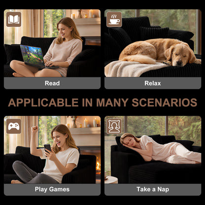 Deep Seat Sleeper Couch for Living Room