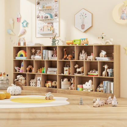41-Inch Wooden Toy Storage Organizer