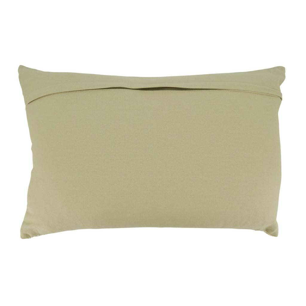 Fennco Styles Stitched Checkered Cotton Throw Pillow