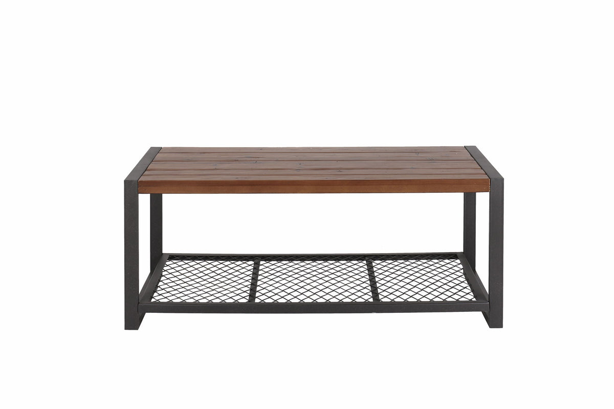 Reclaimed Wood Console Coffee Table