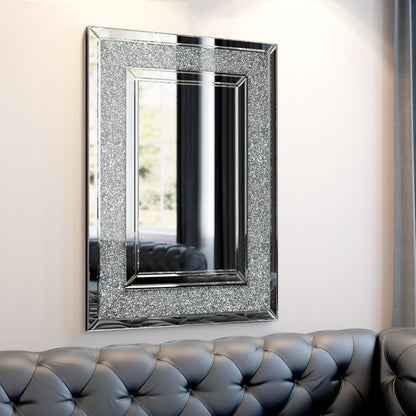 Large Wall-Mounted Decorative Mirror