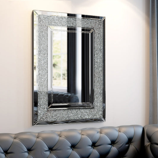 Large Wall-Mounted Decorative Mirror