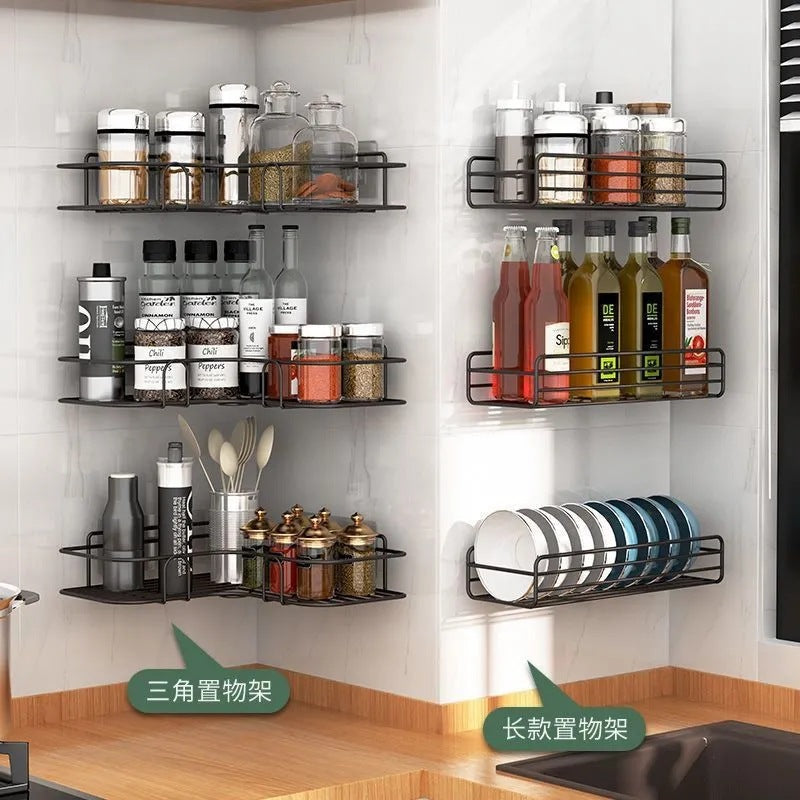 Wall-Mounted Bathroom Storage Rack