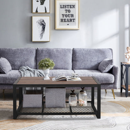 Reclaimed Wood Console Coffee Table