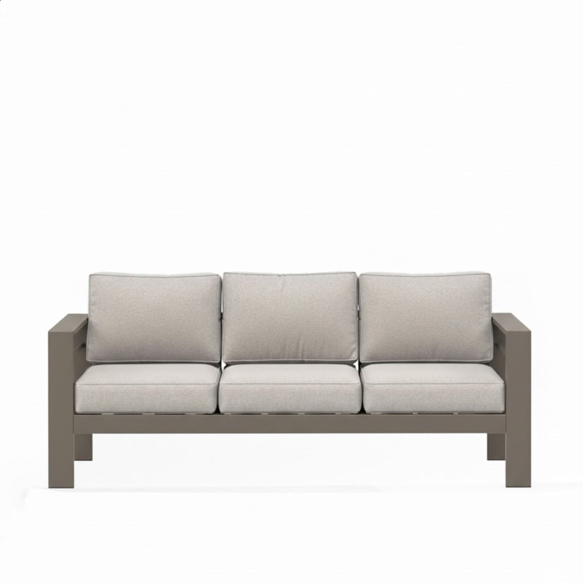 3-Seat All-Weather Patio Sofa with Cushions