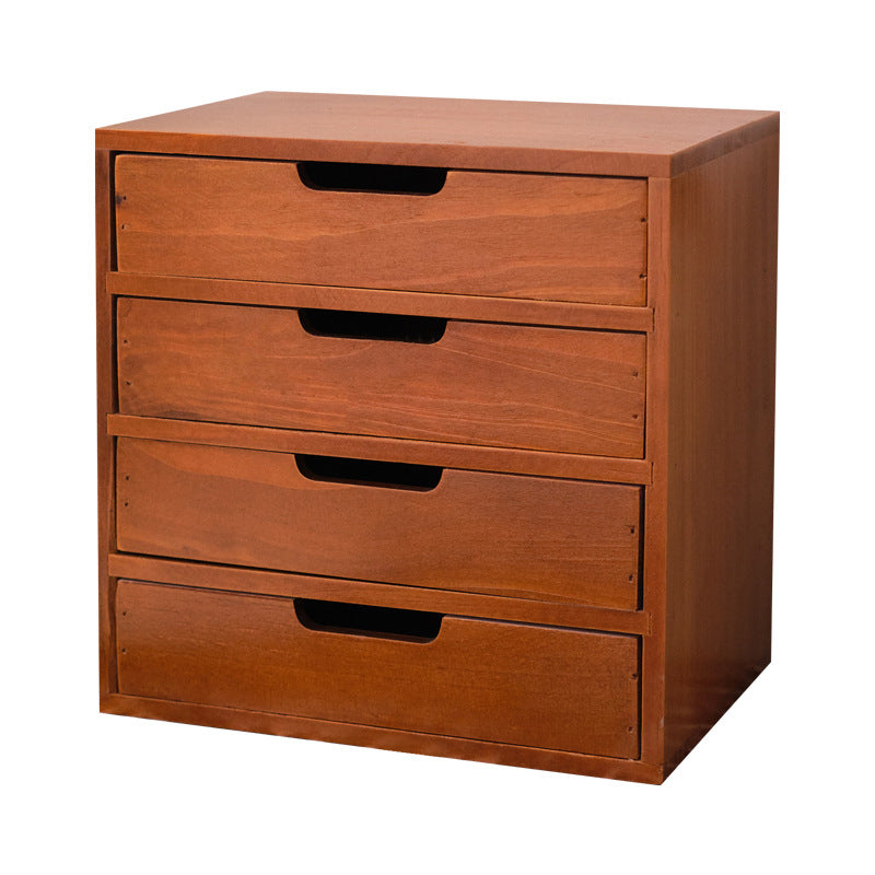 3-Layer Wooden Storage Cabinet & Display Riser