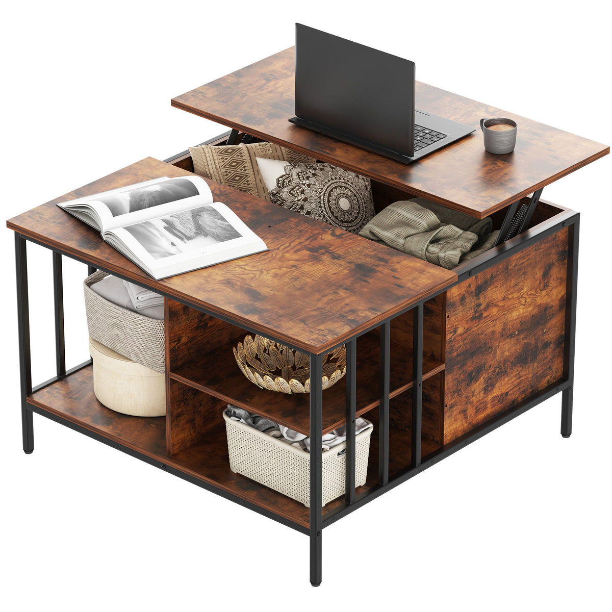 Lift Top Coffee Table with Storage