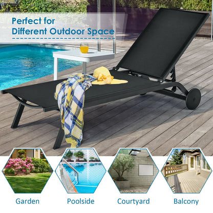 Aluminum Outdoor Patio Lounge Chair