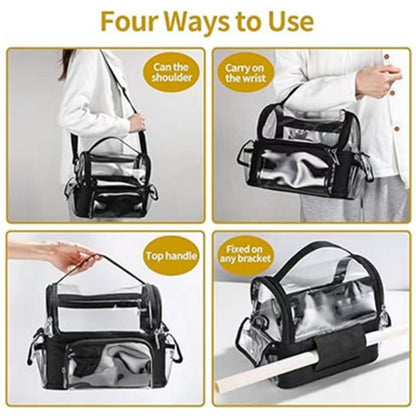 Transparent Portable Vanity Cosmetic Bag