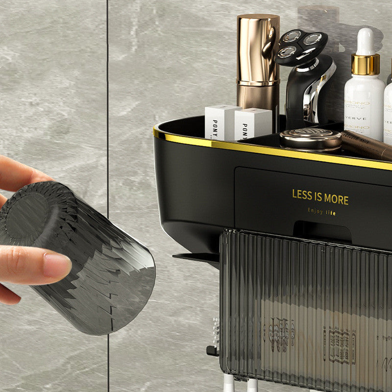 Perforation-Free Electric Toothbrush Holder