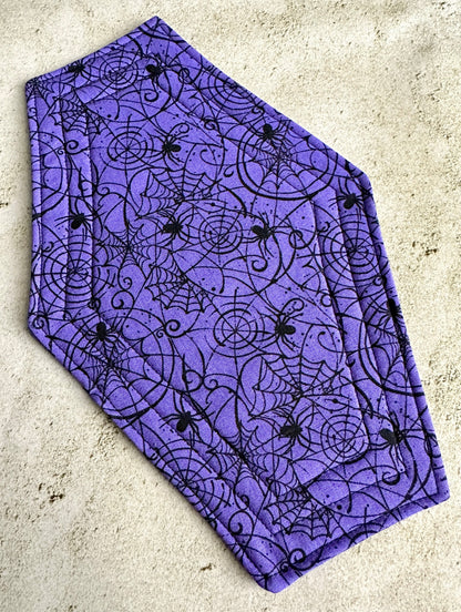 Spiderweb Coffin Mug Rug