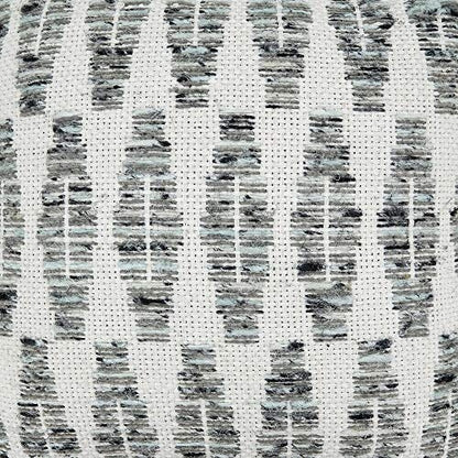 Fennco Styles Grey Diamond Design Cotton Throw Pillow