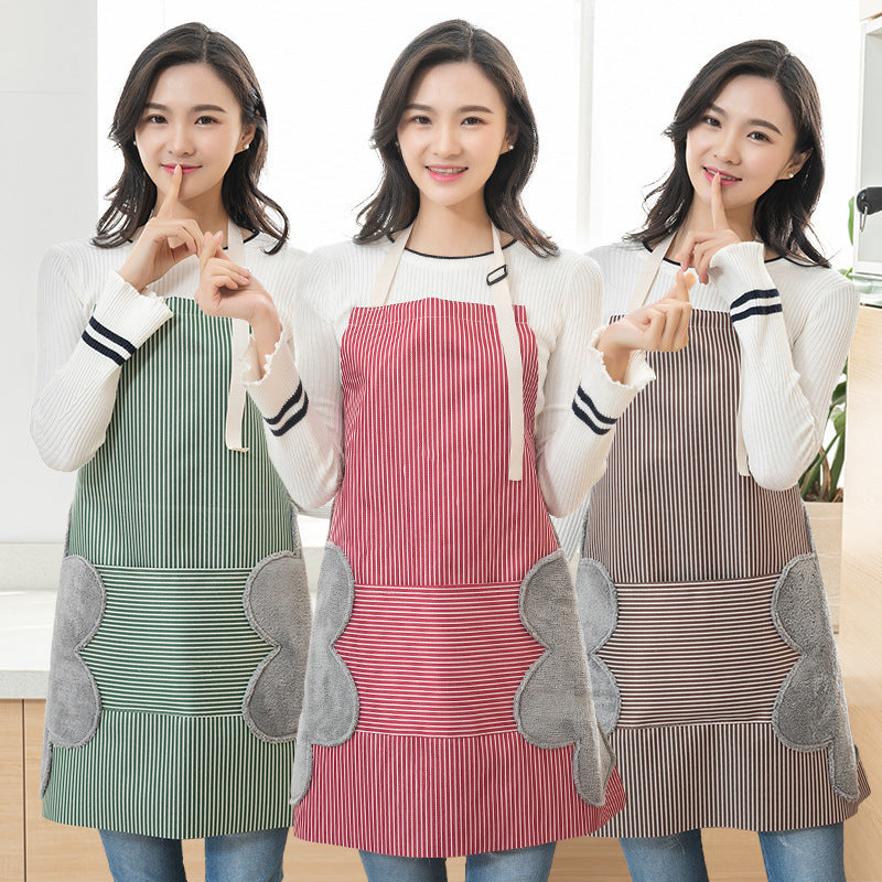Women's Waterproof Kitchen Apron with Pocket