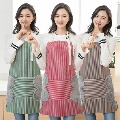Women's Waterproof Kitchen Apron with Pocket