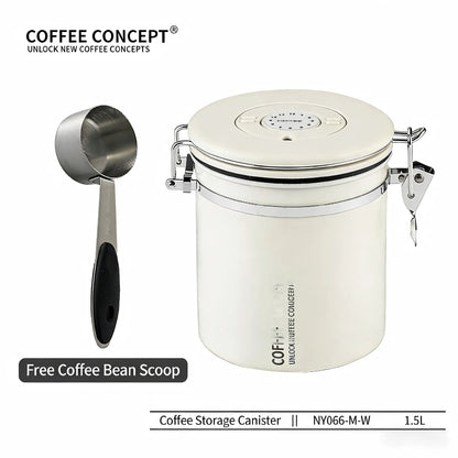 Airtight Vacuum Coffee Canister