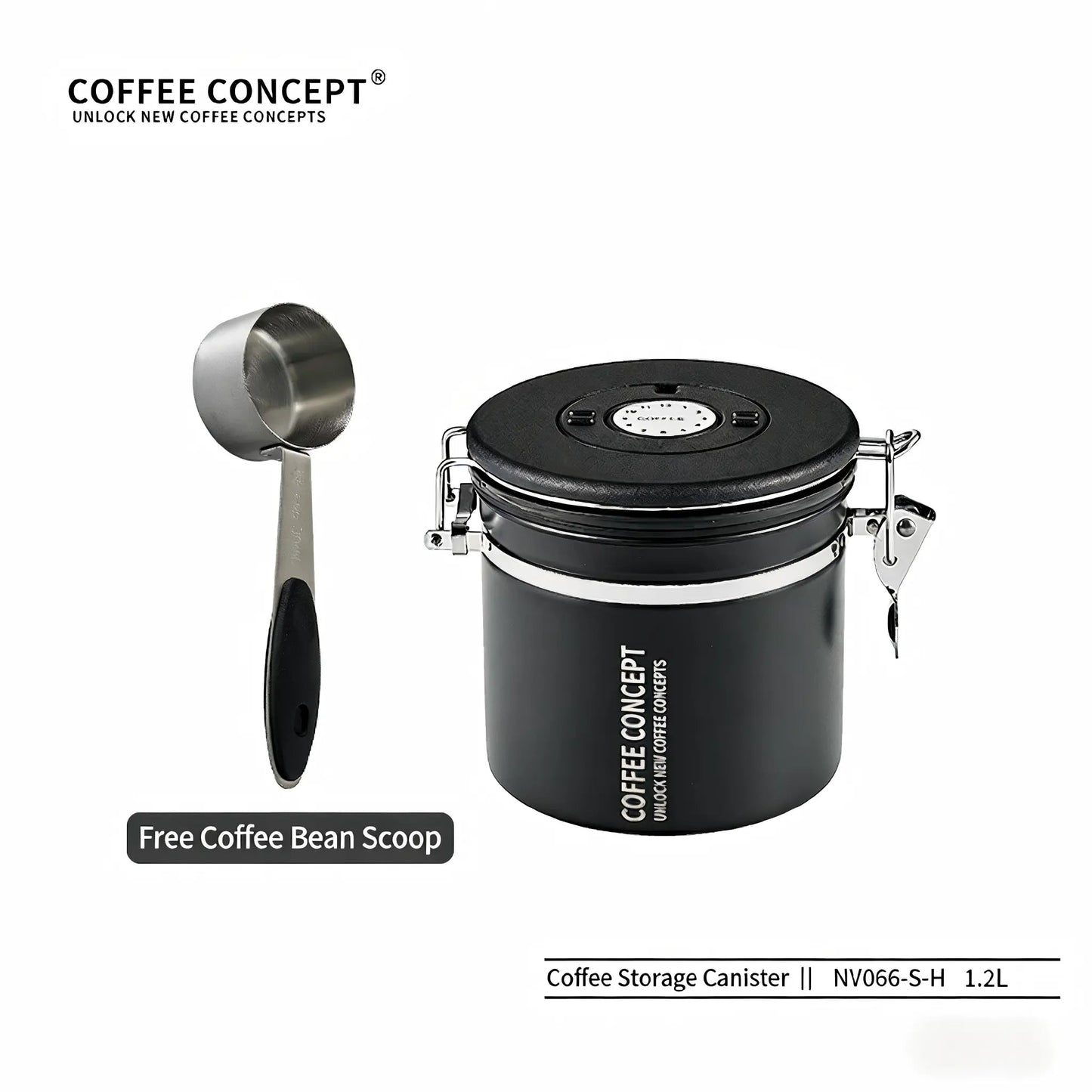 Airtight Vacuum Coffee Canister