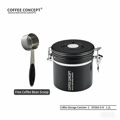 Airtight Vacuum Coffee Canister