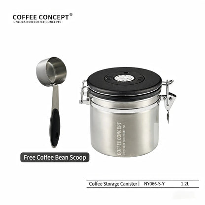Airtight Vacuum Coffee Canister