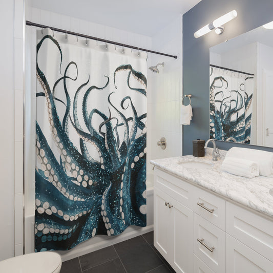 Artistic Octopus Shower Curtain