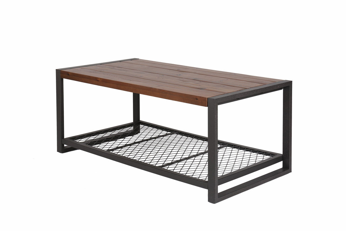 Reclaimed Wood Console Coffee Table