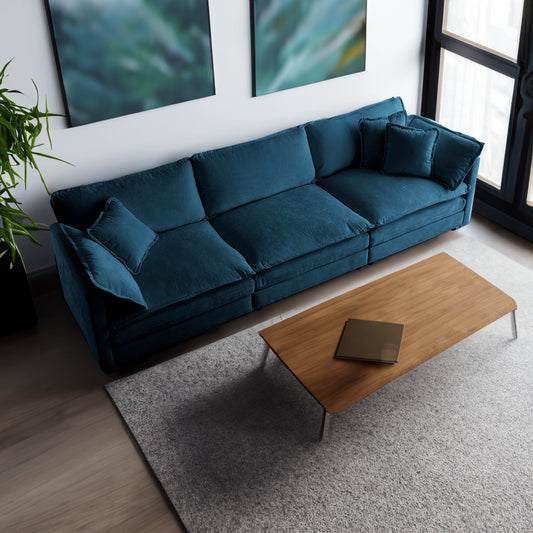 Mid-Century Modern 3-Seater Sofa