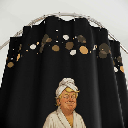 "Transparency. Integrity. Tremendous Water Pressure." Shower Curtain