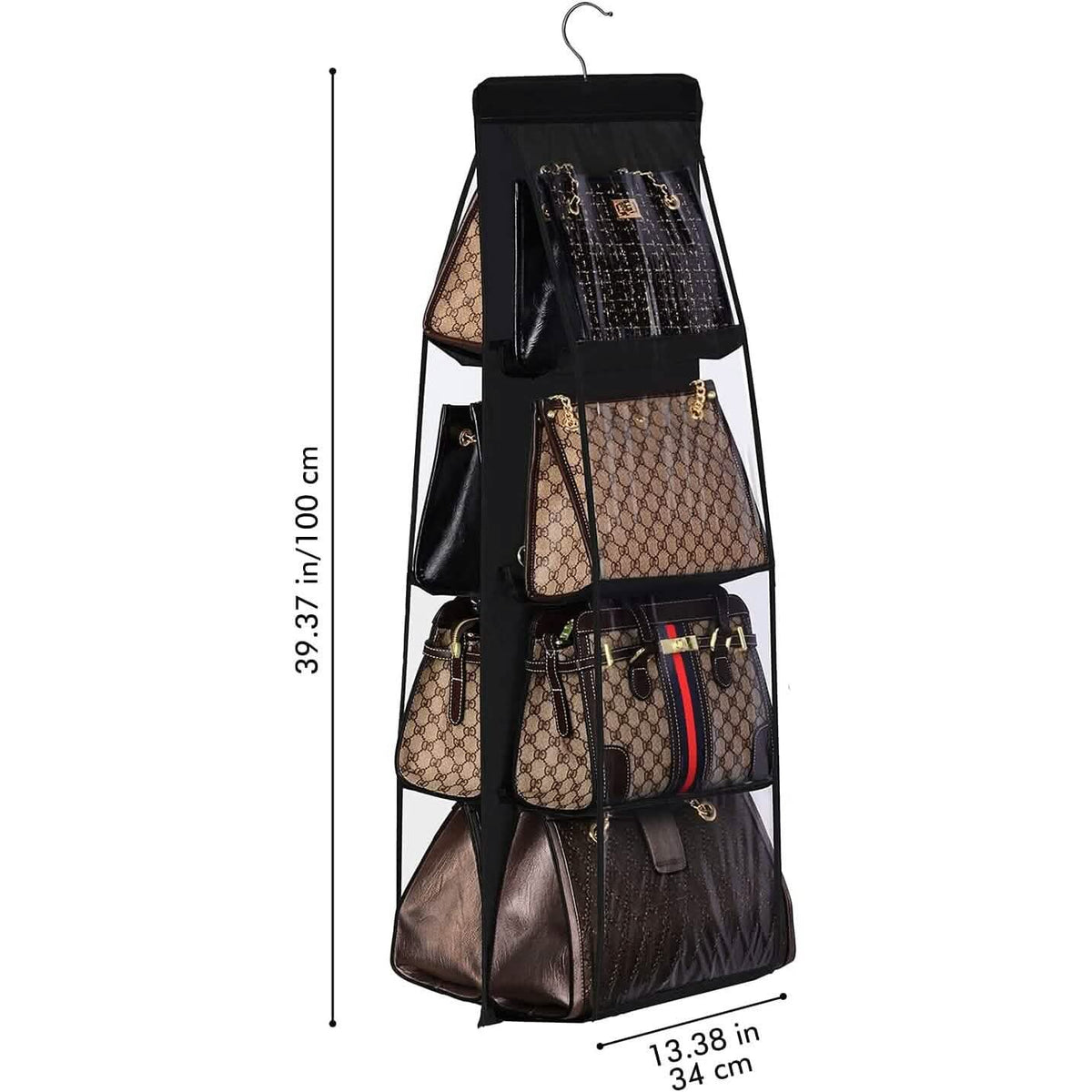 8 Pocket Hanging Purse Organizer