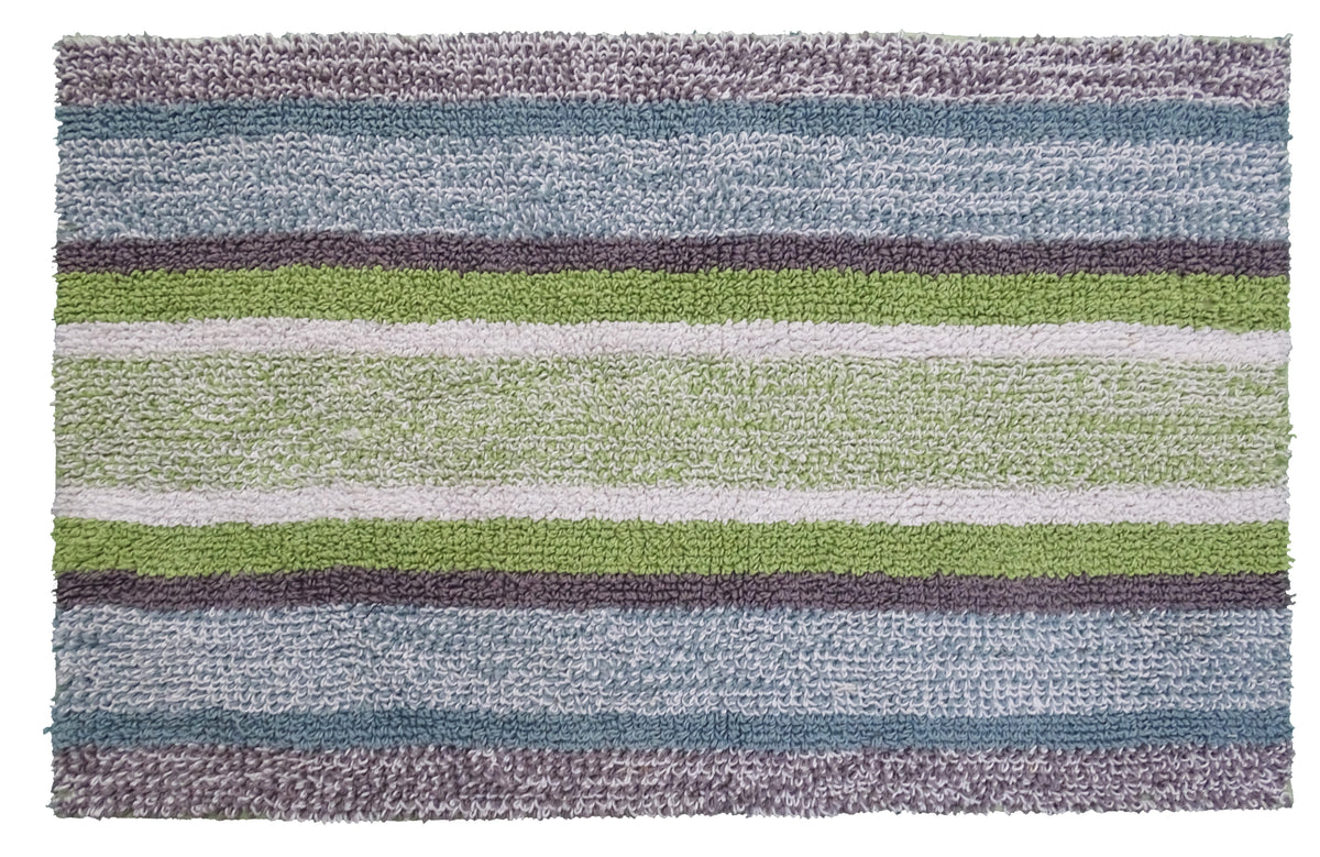 20x32 Multi Color Striped Bath Rug