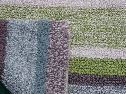 20x32 Multi Color Striped Bath Rug
