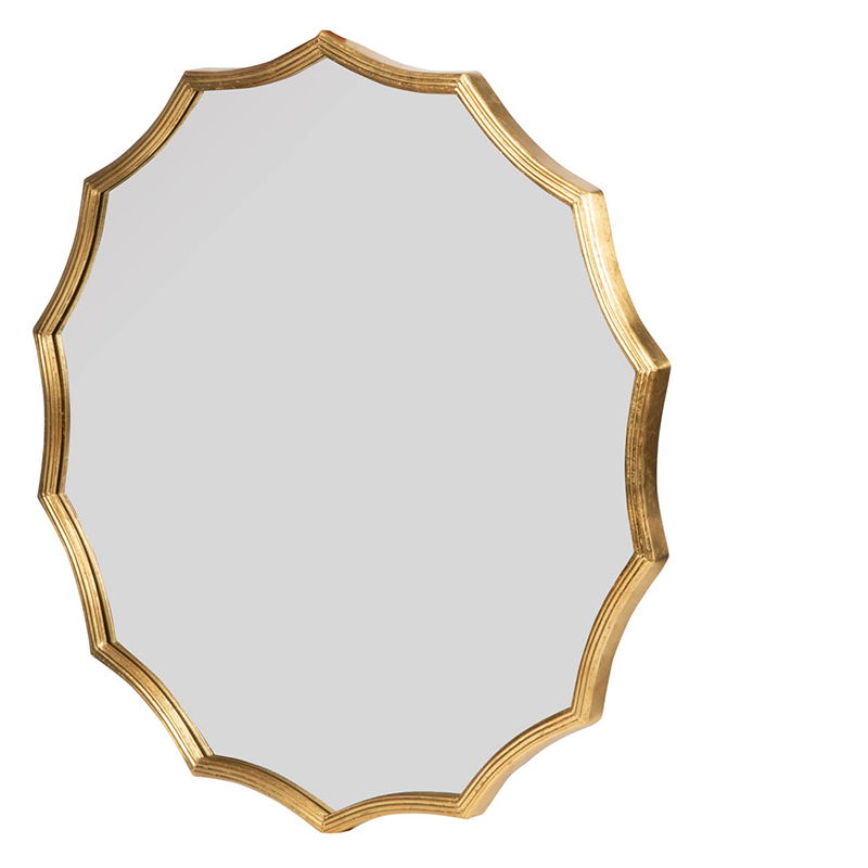 Round Sunburst Wall Mirror