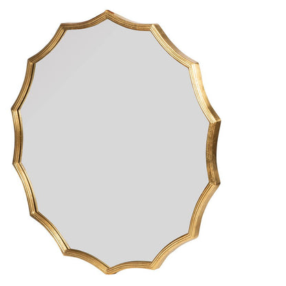Round Sunburst Wall Mirror