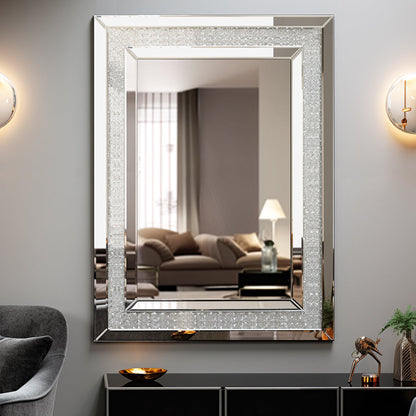 Large Wall-Mounted Decorative Mirror