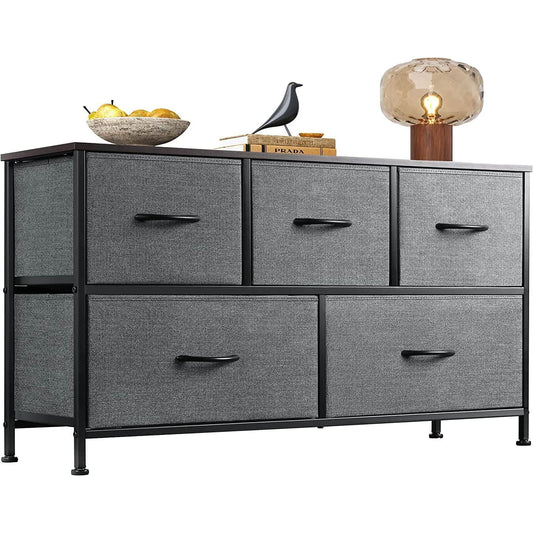 5 Drawer Fabric Dresser Organizer