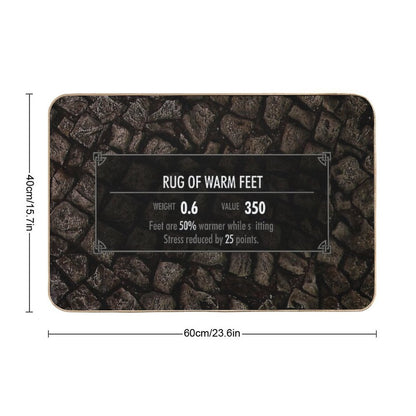 Skyrim Elder Scrolls Bathroom Rug