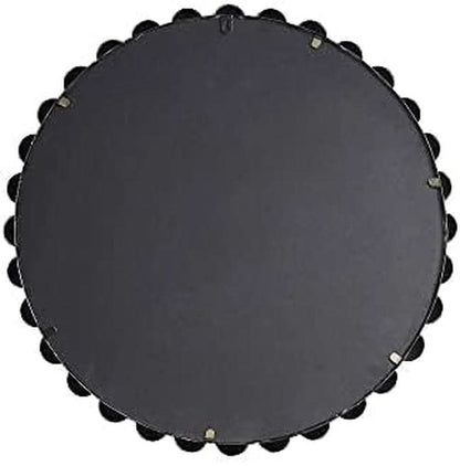 Entryway Round Wall Mirror With Gold Metal Frame