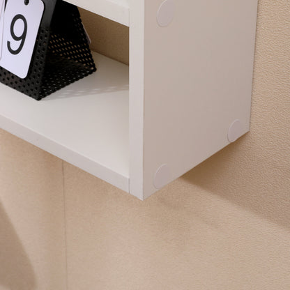 Freestanding Wooden Bookshelf with 5 Storage Cubes