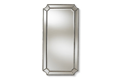 Antique Silver Finished Accent Wall Mirror