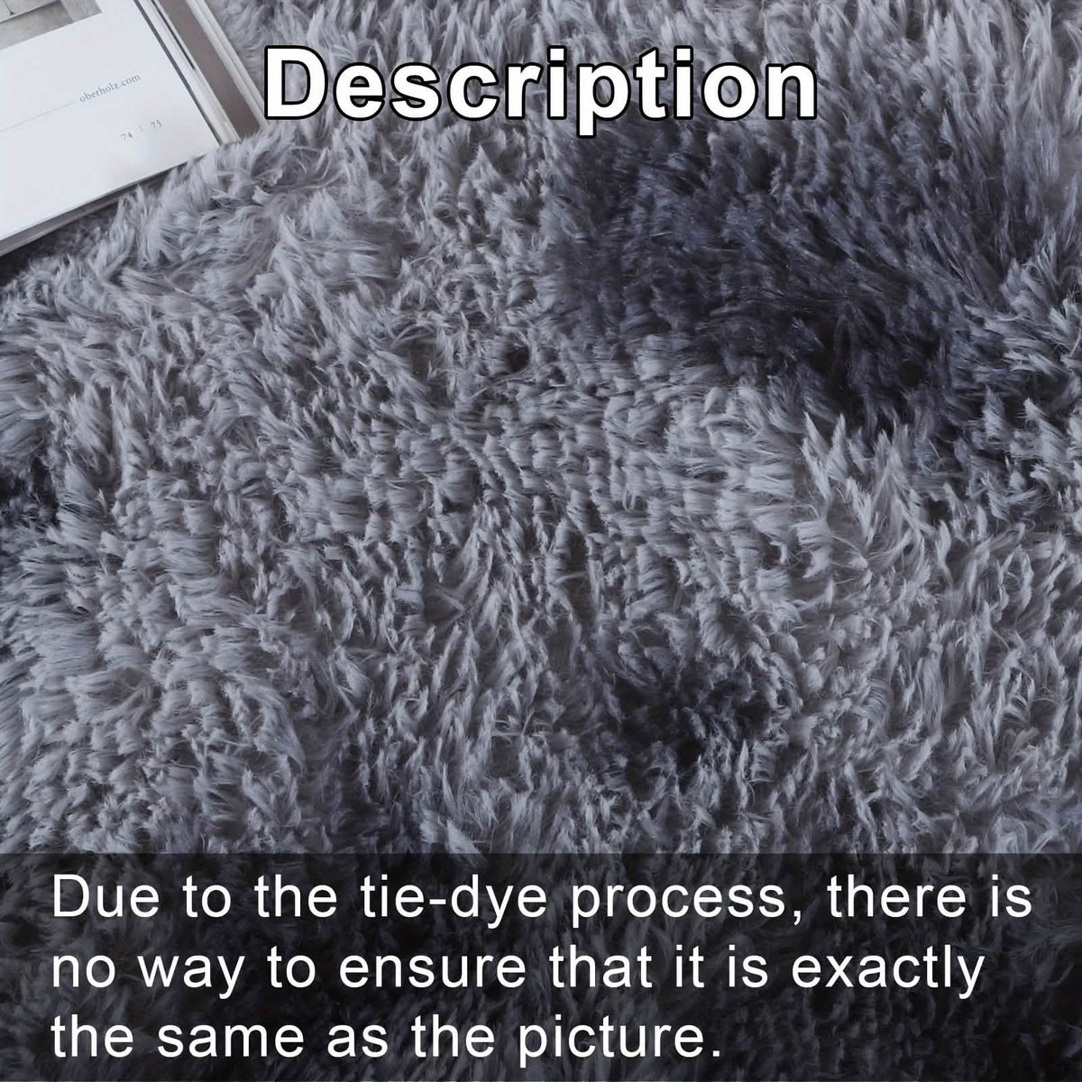 Light Gray Shaggy Area Rug