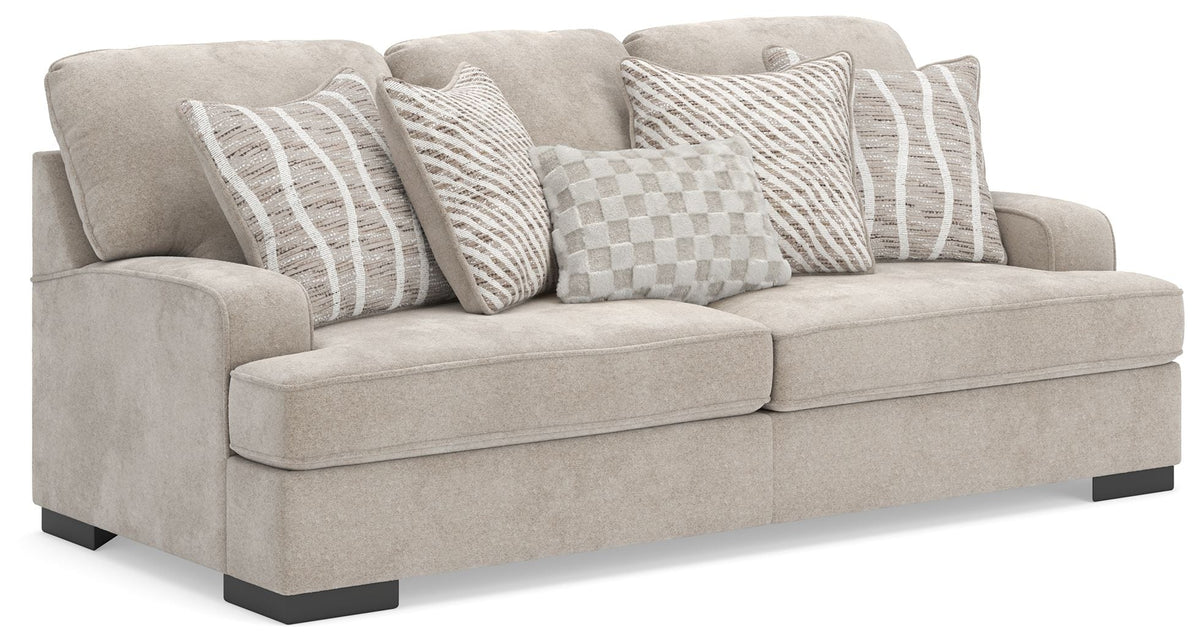 High Profile Taupe Sofa