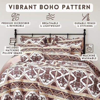 Majestic Oriental Kilim Bedspread Bedding