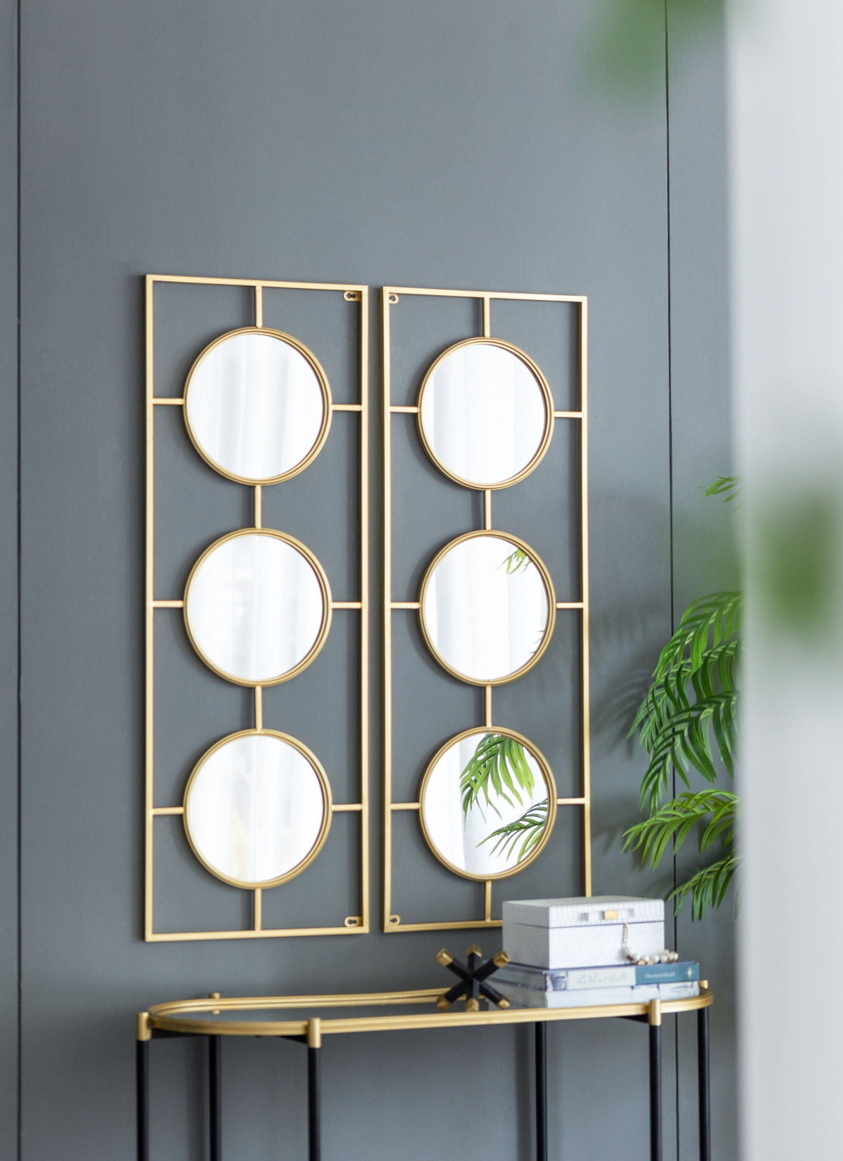3-Piece Rectangular Wall Mirror Set