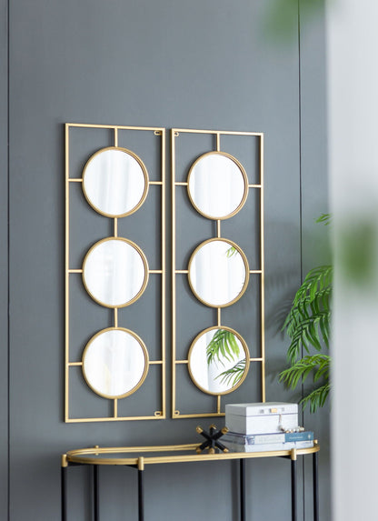 3-Piece Rectangular Wall Mirror Set