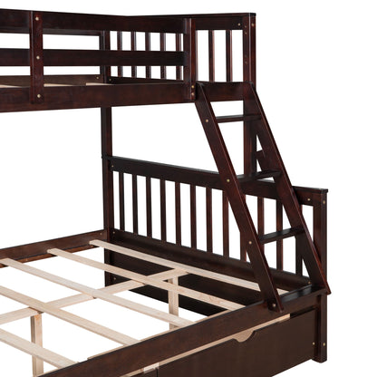 Bunk Bed With Ladders & 2 Storage Drawers