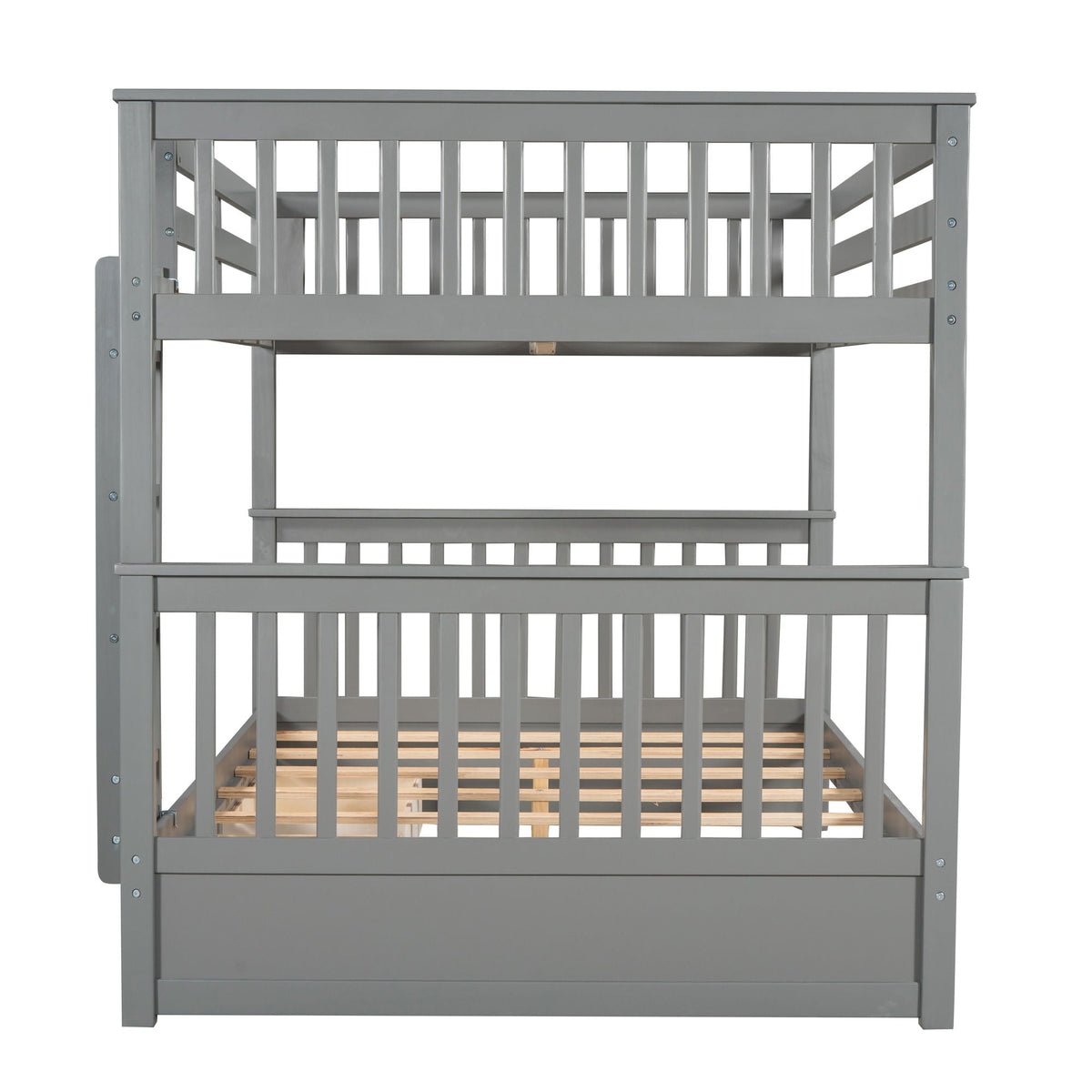 Bunk Bed With Ladders & 2 Storage Drawers