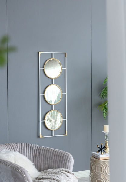 3-Piece Rectangular Wall Mirror Set