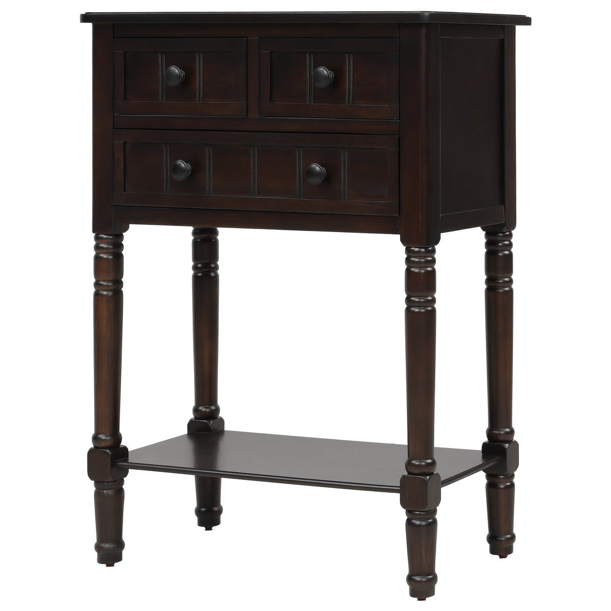 Narrow Console Table with 3 Drawers