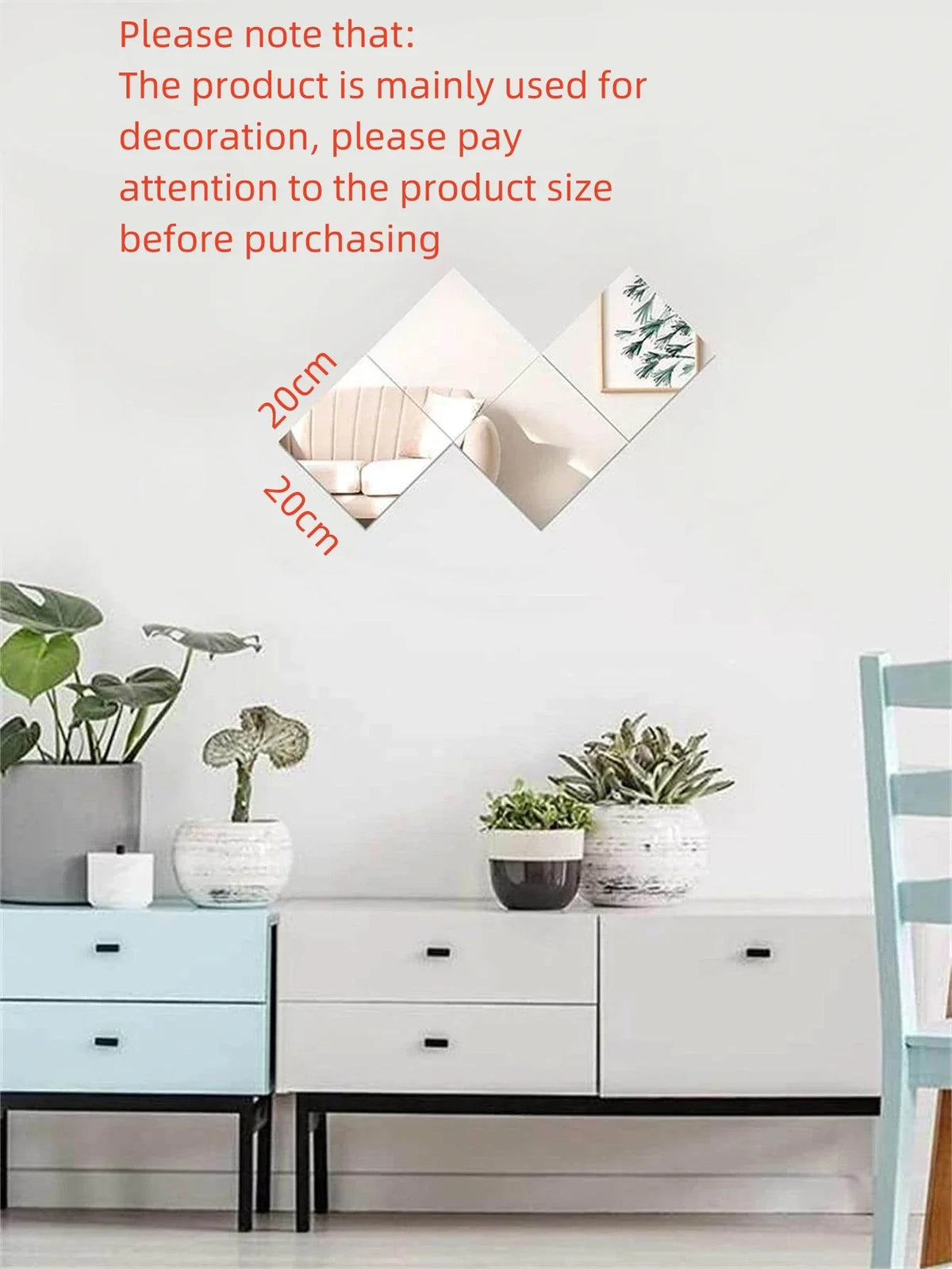 Self-Adhesive Acrylic Mirror Wall Stickers
