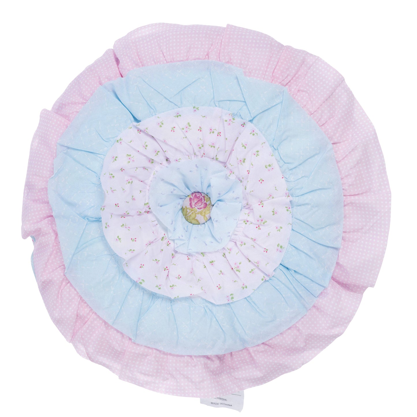 Devers Ruffles Cotton Reversible Quilt Bedding Set