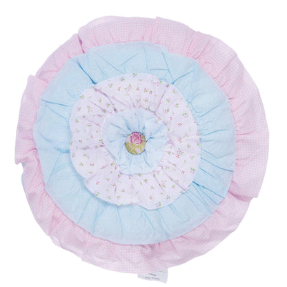 Devers Ruffles Cotton Reversible Quilt Bedding Set
